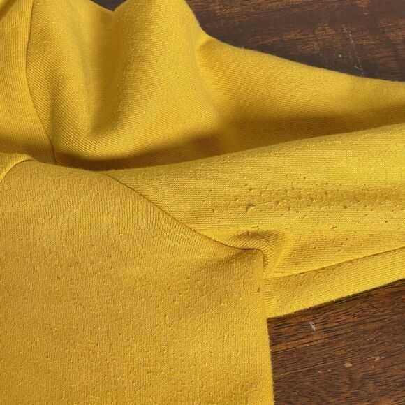 Charlotte Russe Women’s Mustard Yellow Fleece Button Up Jacket Coat Sz XL - Picture 10 of 11